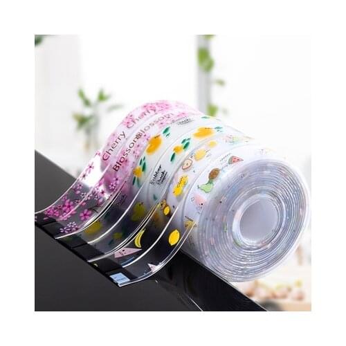 Kitchen Sink Waterproof Sticker 3.2M Anti-mold Sealing Strip Self-adhesive Seam StickerTape Wall Bathroom Countertop Toilet Gap