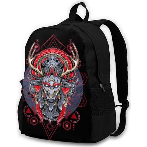 Geo Deer Adult backpacks, leisure bags, backpacks, storage bags, men women backpacks