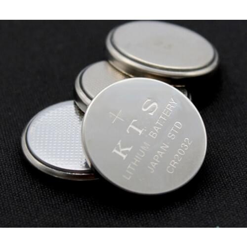 Japan original 100pcs KTS CR2032 3V 220mah lithium battery for CMOS BIOS Computer motherboard Button batteries