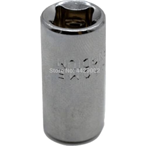 1/4" Square Drive to 1/4" Hex Screwdriver Bit Adapter Holder 6.3mm to 6.3mm Screwdriver Bit Holding Socket CR-V Bits Adaptor