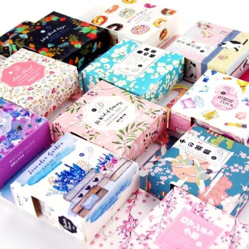 1pcs Time Arrangement Hand Account Album Decorative Water Color Washi Tape Office Adhesive Tape Stationery Sticker