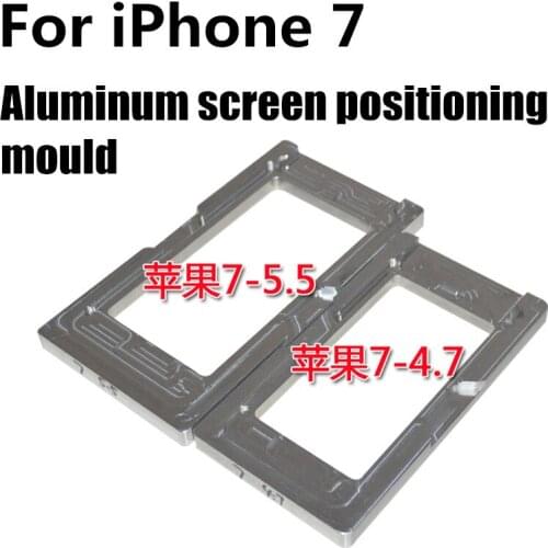 1pcs Glass screen mold mould for iphone 7 7 plus Aluminum screen positioning fixture repair tools parts
