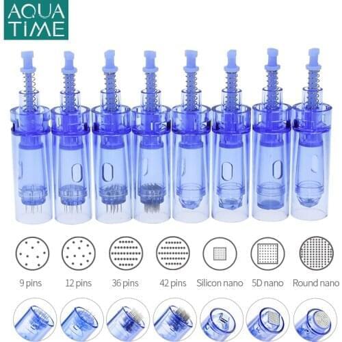 10/20pcs Ultima Dr Pen A1 Needle Cartridge Bayonet Replacement 9 12 24 36 42 Pin Nano Microneedling Tattoo Tips Microneedles