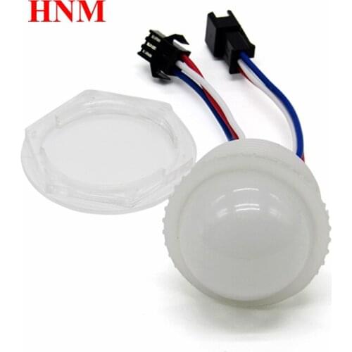 12V 24V 35mm 6LEDs UCS1903 pixel rgb led module light,digital 5050 smd rgb amusement ride led lights,Waterproof IP67,Milky cover