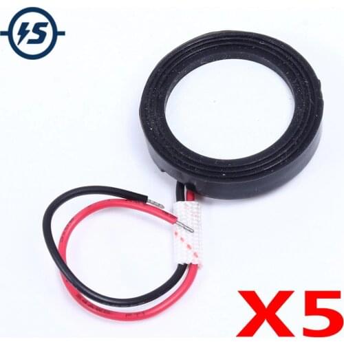 5pcs Ultrasonic Piezoelectric Sensor Humidifier Ceramic Atomizer Mist Maker Transducer Accessories 1.70MHz D25mm 25mm