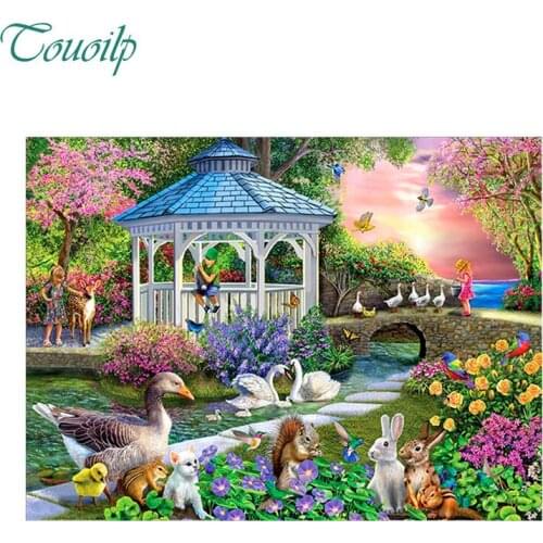 Diamond Embroidery Lovely animals 3D diy Diamond Painting cross stitch kits Landscape picture mosaic pattern arts and crafts
