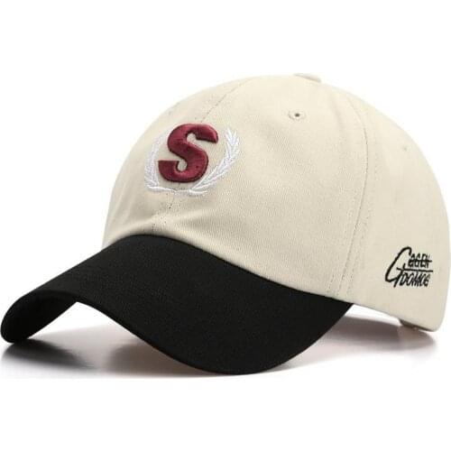 Baseball Cap And Sun Hat Embroidered Letter S Mens And Womens Hat Casual Adjustable Streetwear Hip Hop Hat
