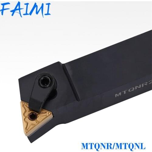 MTQNR1616H16 Cylindrical Turning Tool MTQNL2020K16 External Turning Tool 105 Degree Carbide Inserts CNC Lathe Tool Holder