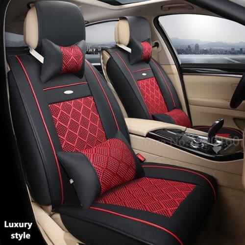 Breathable Leather car seat covers For Hyundai solaris ix35 i30 ix25 Elantra accent tucson Sonata auto accessories car-styling