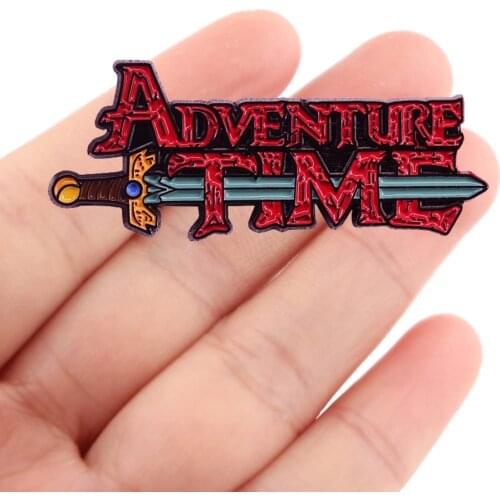 DZ1460 Enamel Pin Anime Collection Logo Brooches Bag Lapel Pin Cartoon Holiday Badge Jewelry Fans Gift for Kids Friends