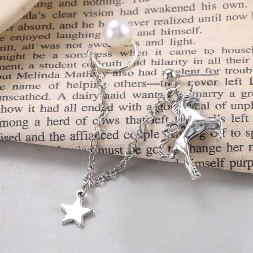 Unicorn ear bone integrated personality ear clip