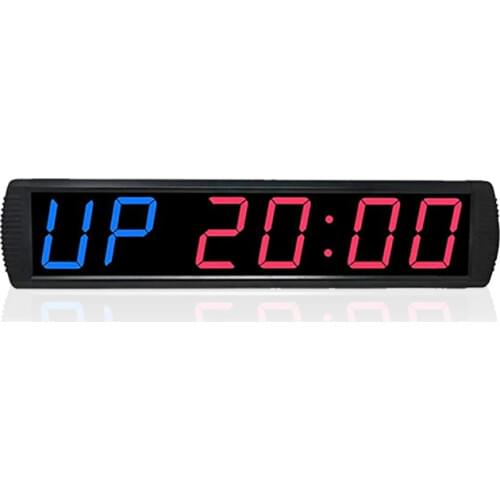 4" Large Digital Programmable Fitness Gym Timer LED Workout Electronic Countdown Gym Training Clock