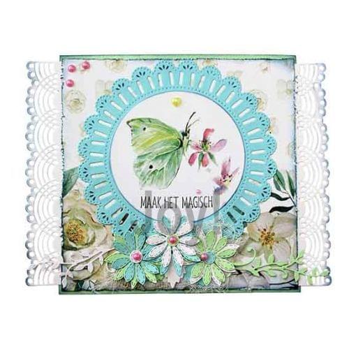 JMCRAFT 2021Lace Border Background Metal Cutting Dies DIY Scrapbook Handmade Paper Craft Metal Steel Template Dies