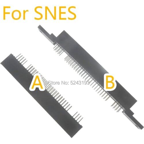 1PCS Replacement slot 62pin Cartridge 2.54mm Interval 62Pins Card Slot for Nintendo Super Famicom for SFC SNES Clone Console