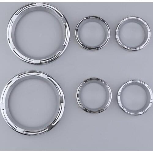 4 Inch Speedometer 2 Inch Gauge Burst Bezel Kit for 1996-2013 / / Road Glide &Trike