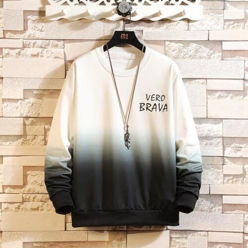 Men Sweatshirts New Spring Autumn Mens Fashion Gradient Hoodies Men Brand Hip Hop Hoodies Sweatshirts Tops