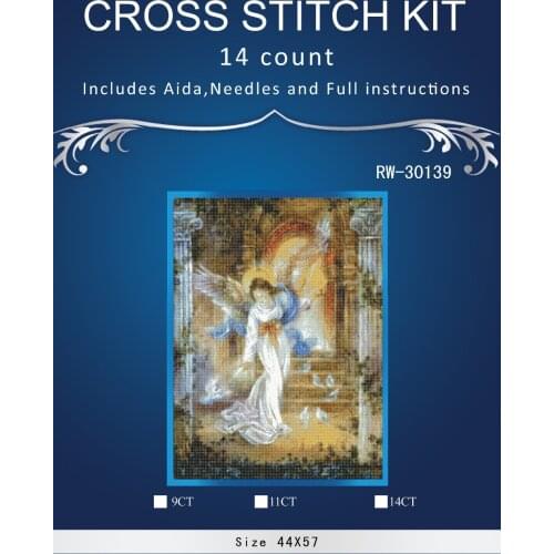 Goodness,14CT Needlework DIY Cross Stitch Set Embroidery Kit Pattern Counted Cross-Stitching Wall Home Decro