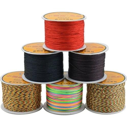 20m/lot Dia 1mm Nylon Chinese Knot Cord Macrame Cord String Beading Accessories Bracelet Findings Craft Tassel Jewelry Making