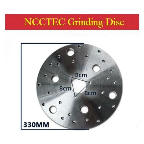 New 13.2'' circular Steel heavy duty rust free disc for Diamond floor grinder 330mm Chassis round plate for install diamond tool