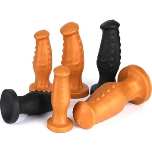 New Trend Anal Plug Adult Sex Toys For Women /Men Dildo Big Butt Plug Thrust Huge Dildos Stimulate Vaginal Anal Dilator Anal Toy