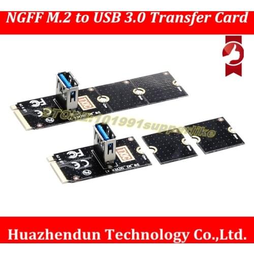 NGFF M.2 to USB 3.0 Transfer Card M2 to USB3.0 Adapter for PCI-E Riser Card For Bitcoin Litecoin Miner Mining