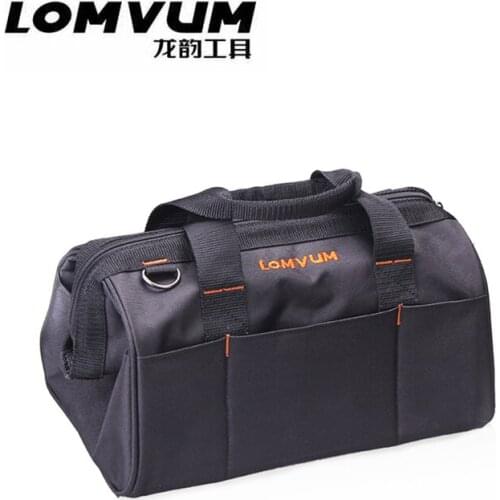 LOMVUM Electrician durable tool bag electric hammer maintenance bag canvas Electric drill electric wrench waterproof Oxford bag
