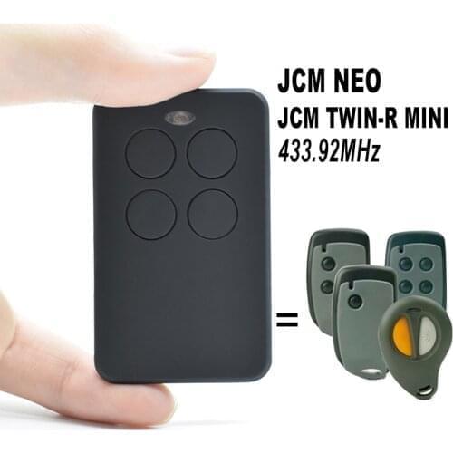 JCM NEO Garage Door Remote Control JCM TWIN-R MINI Gate Door Opener 433MHz Transmitter