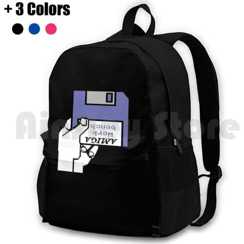 Amiga Logo Outdoor Hiking Backpack Riding Climbing Sports Bag Retro Gaming Game Games Amiga 90 Giochi Informatics Informatica