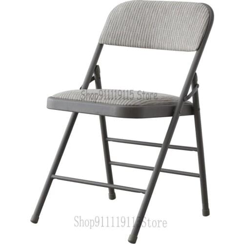 Folding Chair Household Armchair Simple Conference Stool Portable Leisure Training Computer Chair Student Dormitory Dining Chair