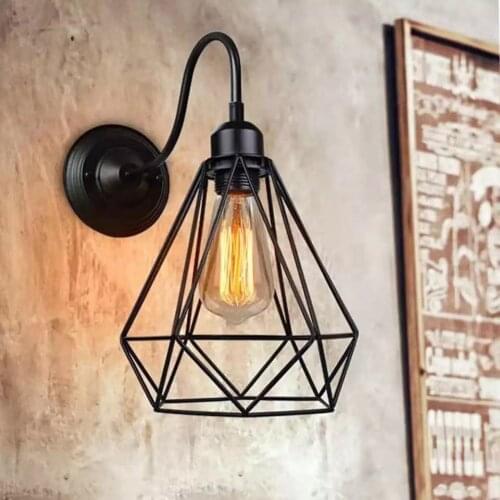 Retro E27 industrial loft retro Chandelier Lampshade Metal Lantern coffee bar home decoration Chandelier