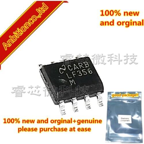 10pcs 100% new original LF356MX LF356M LF356 SOP-8 JFET Input Operational Amplifiers in stock
