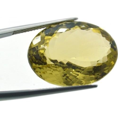 30,38ct. Lemon Quartz Oval Cut