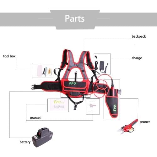 Made in Japan electric scissors of back package available for tree trimming