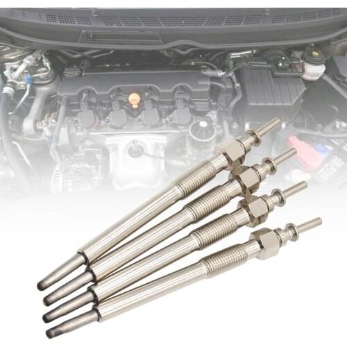 4Pcs Glow Plug High Performance Safety Dual Core 1.7 CDTI Car Heater Spark Plug 0250202137 1214035 for Honda/for Opel/for Vauxha