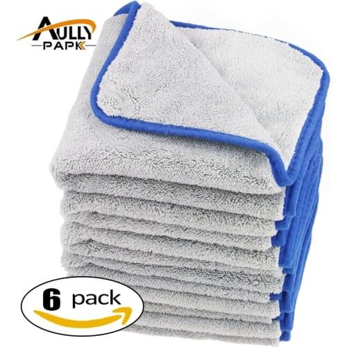 40cmx40cm 800gsm Super Thick Plush Microfiber Car Cleaning Cloths Car Care Microfibre Wax Polishing Detailing Towels