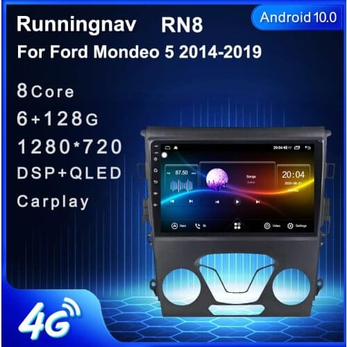 4G LTE Android 10.1 For Ford Mondeo 5 2014 2015 2016 2019 Car Radio Multimedia Video Player Navigation GPS