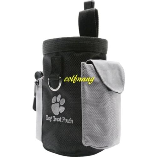50pcs/lot Fast shipping Dog Pet Puppy Obedience Agility Bait Training Food Treat Pouch Bag Dispenser Snack Reward Waist Bag