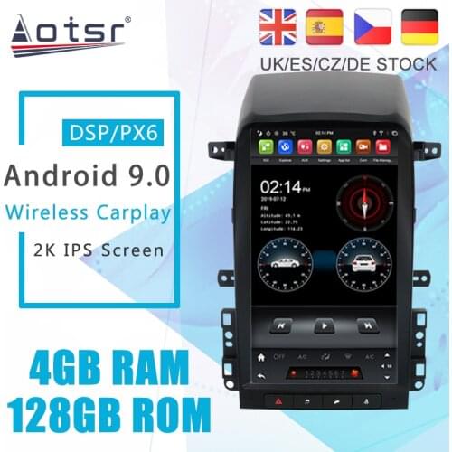 Android 9 128G Tesla Styel For Chevrolet Captiva 2007 - 2012 Auto Radio Stereo Car DVD Multimedia Player GPS Navigation HeadUnit