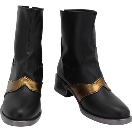 Anime Cosplay Shoes Twisted Wonderland Shoe leona Cosplay Short Boots