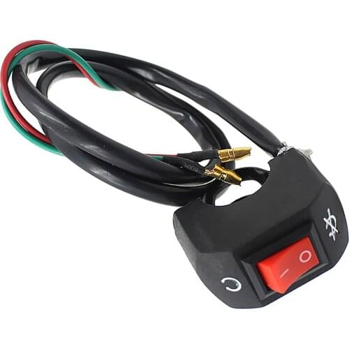 ATV Motorcycle Handlebar Headlight Fog Spotlight On Off Switch Waterproof