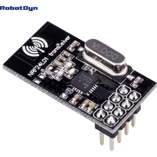 Wireless Module NRF24L01 (original), 2.4 Ghz RF transceiver, SPI