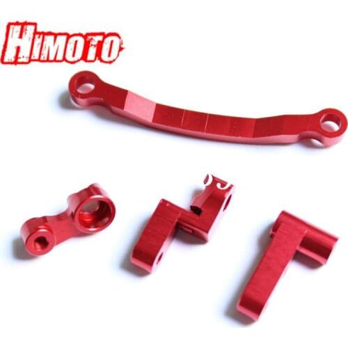 E18XBL Elcetric Himoto 1/18 Scale Models RC Car Upgrade Parts Aluminum Servo Saver + Steering Joint Alloy Upgrade Spino