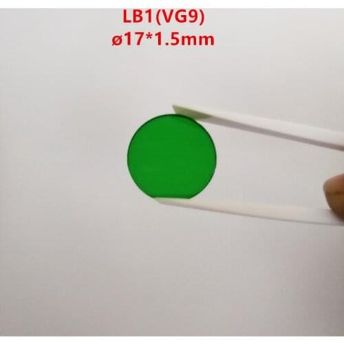 17*1.5Mm 532Nm Bandpass Green Optical Glass Lb1 Vg9 Filter