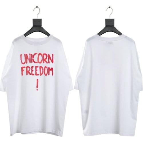 VETEMENTS High street new VTM vehicles short sleeve OS loose casual hip hop lovers short sleeve t-shirt men and women fashion