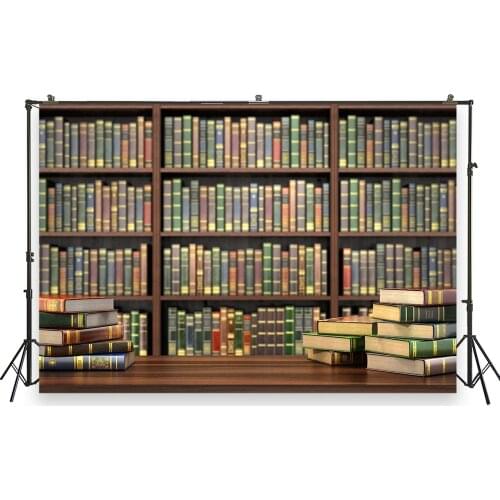 HUAYI Photo Background Newborns Baby Bookshelf Birthday Photography Backdrops Custom Studio Photobooth Backdrop XT-6795