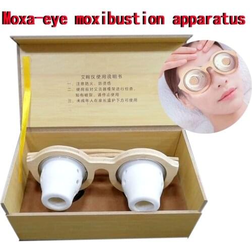 Eye Moxibustion Instrument Warm Moxibustion And Hot Compress to Relax and Soothe the Skin Around the Eyes Glasses Fumigator