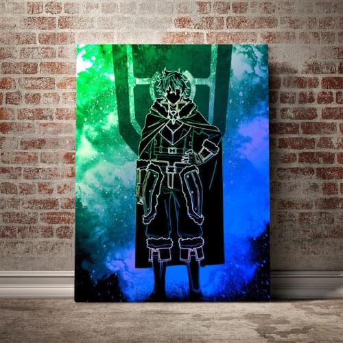 The Rising of the Shield Hero Art Drawing Picture Canvas Painting Scandinavian Wall Art Poster Minimalist Home Decor