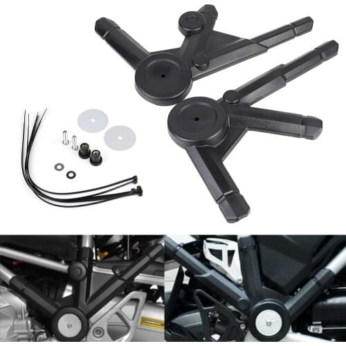 Frame guard Protector Cover Kit For BMW R1200GS Water Cooled Models 2013-On Adventure 2014- R1250GS ADV Motorcycle Black