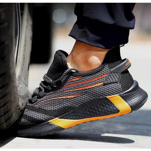 X15 Safety Shoes Men Puncture-Proof Work Sneakers Men Steel Toe Shoes Work Boots Indestructible Safety Boots Male Shoes 2020