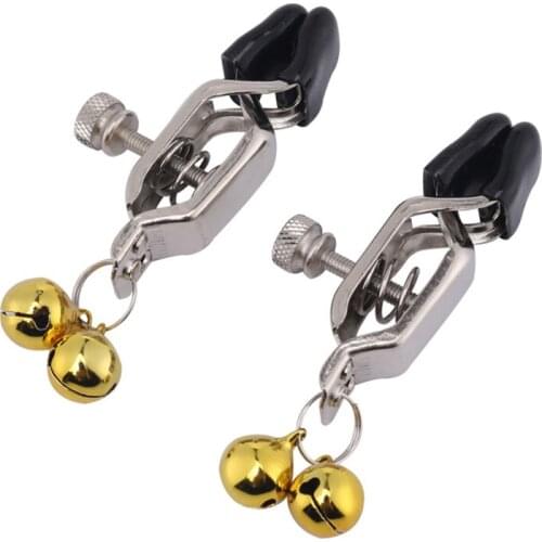 MaryXiong Metal Nipple Clamps with Rings Breast Clip Bdsm SM Bondage Sex Toys for Couples Adult Products Erotic Toys for Woman